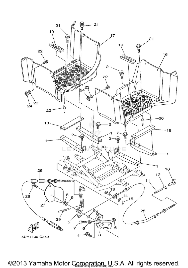 Stand Footrest Schematic