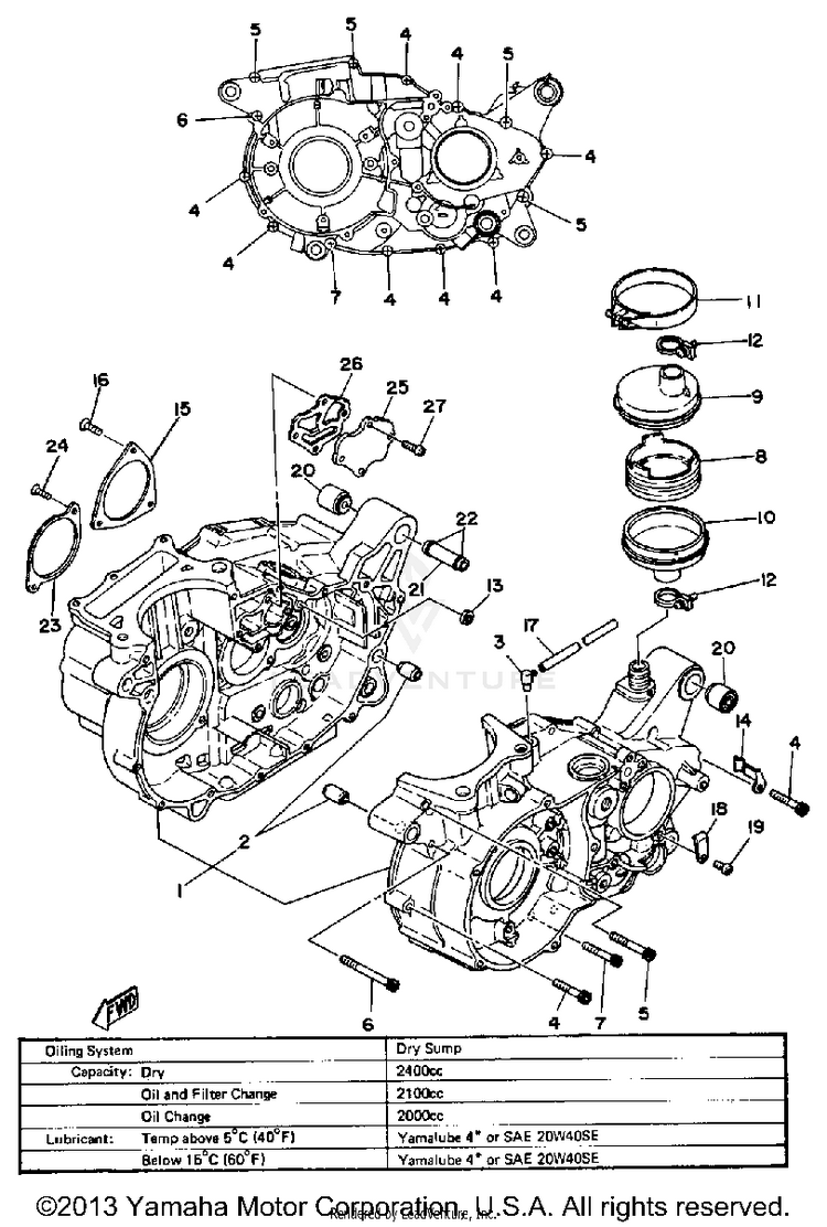 Crankcase Schematic