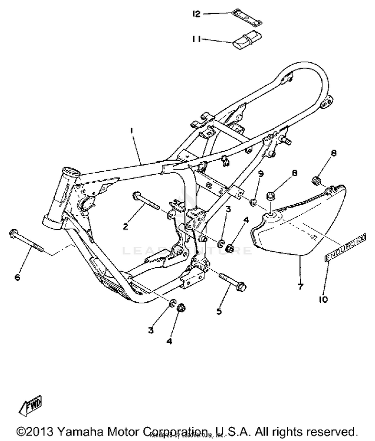 Frame Side Cover Schematic