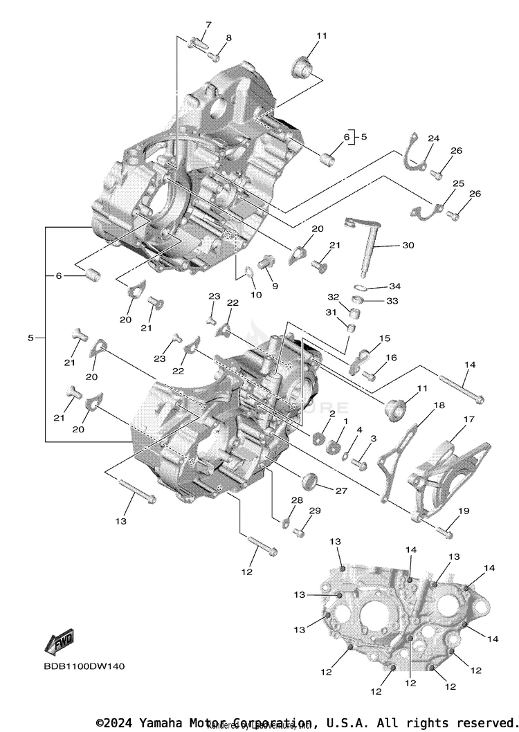 Crankcase Schematic