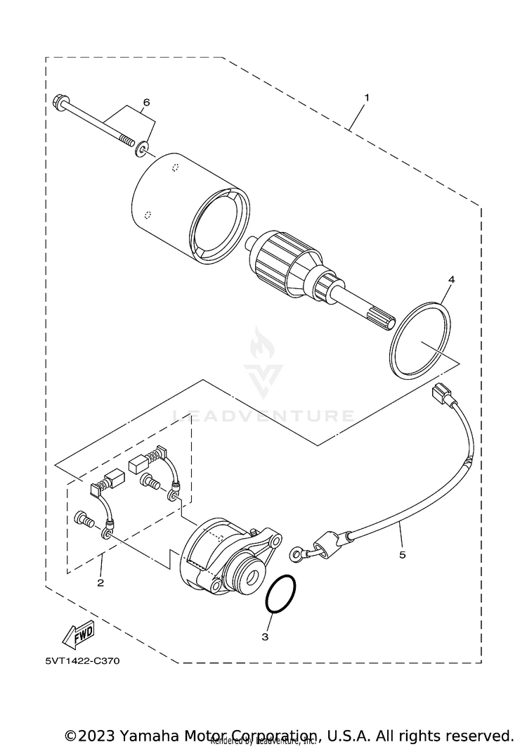 Starting Motor Schematic