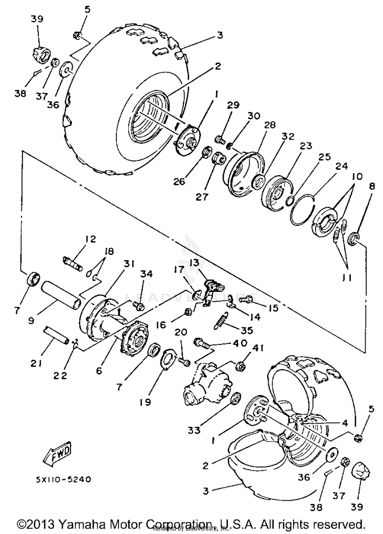 Rear Wheel Schematic