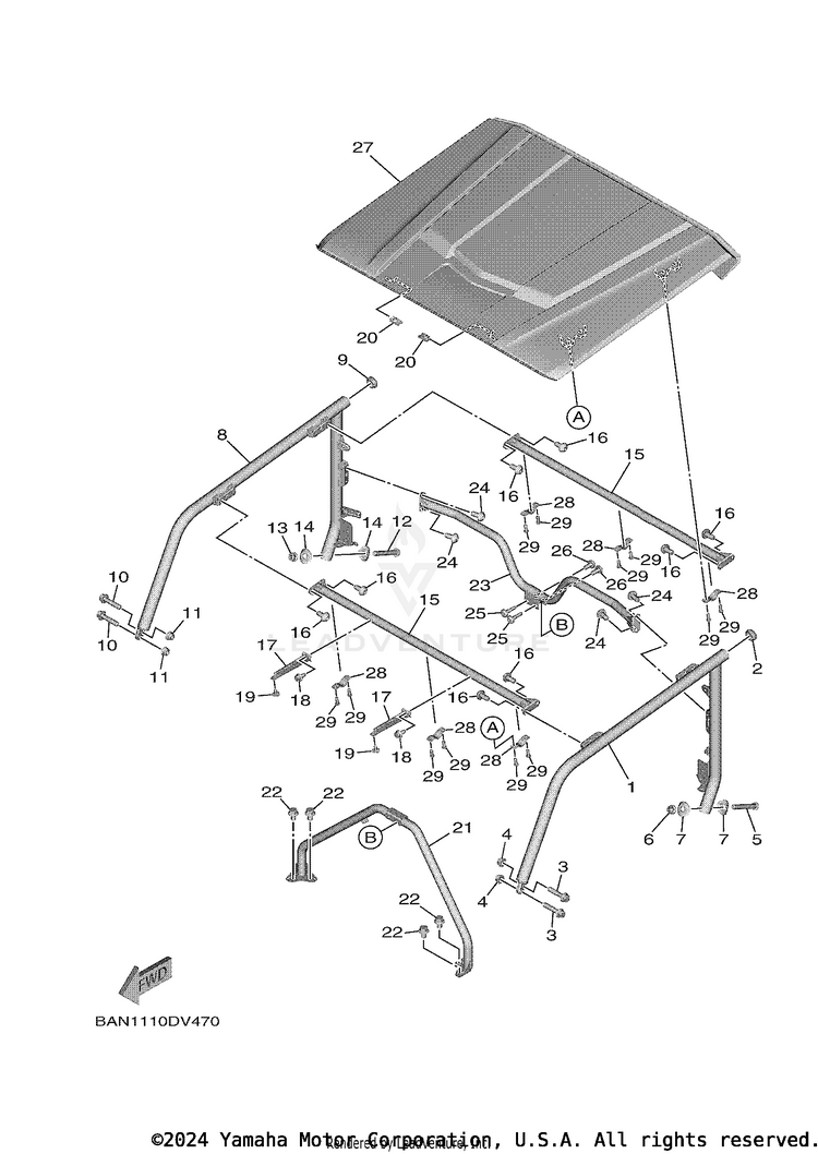 Guard 2 WOLVERINE X2 R-SPEC - YXE85WPALW - 2020 Schematic