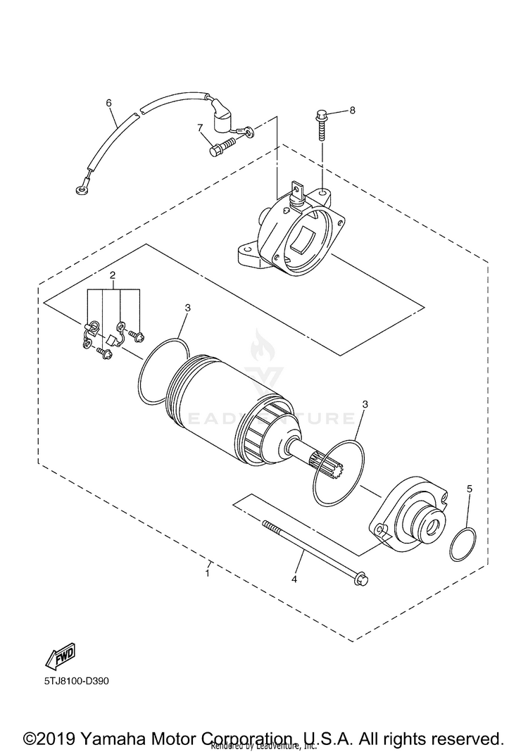 Starting Motor Schematic