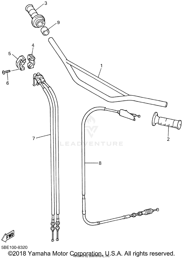 Steering Handle Cable Schematic