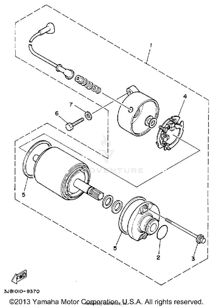 Starting Motor Schematic