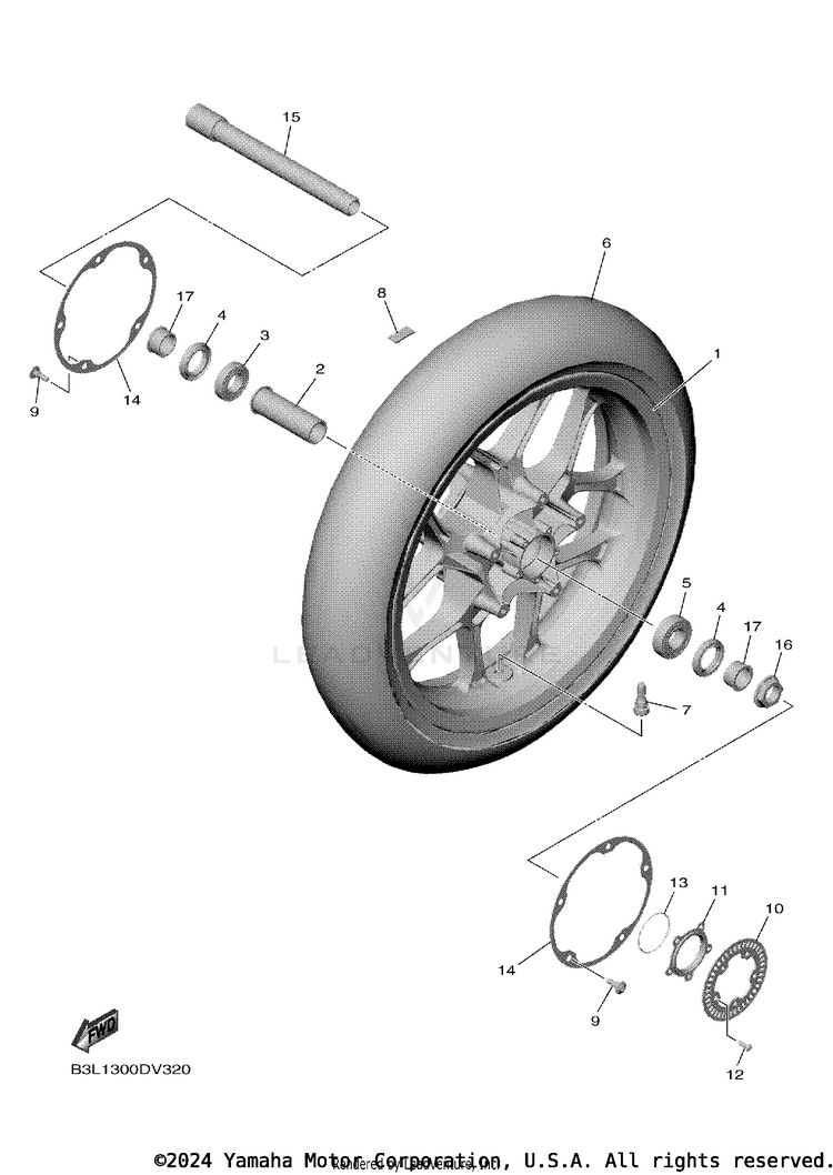 Front Wheel Schematic