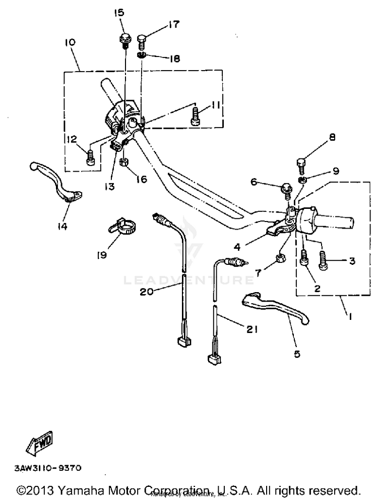 Handle Switch Lever Schematic