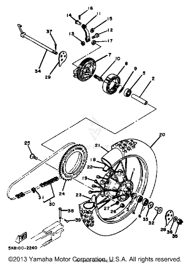 Rear Wheel Schematic