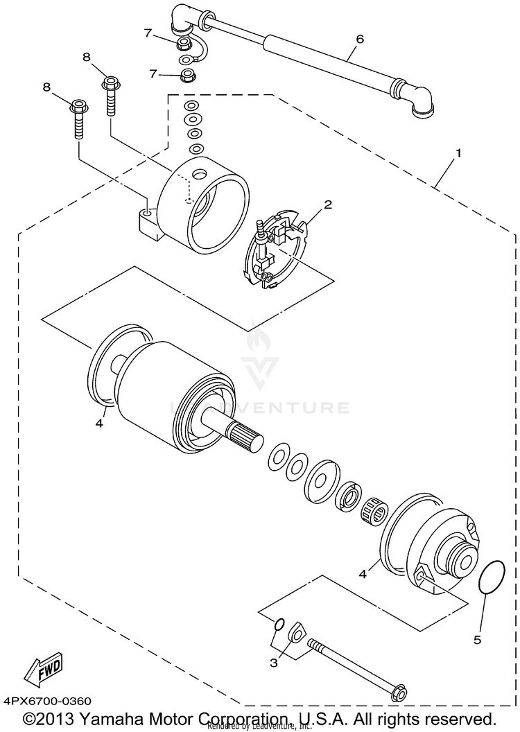 Starting Motor Schematic