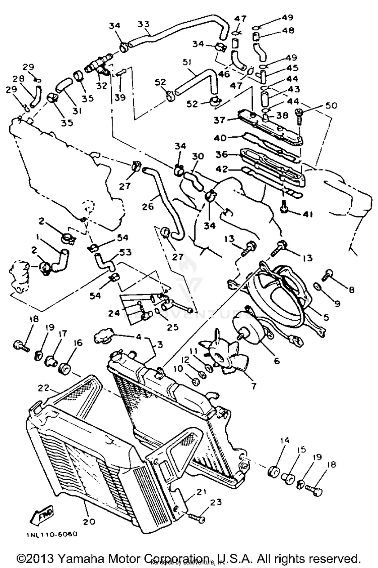 Radiator Hose Schematic
