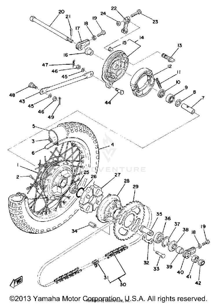 Rear Wheel Schematic