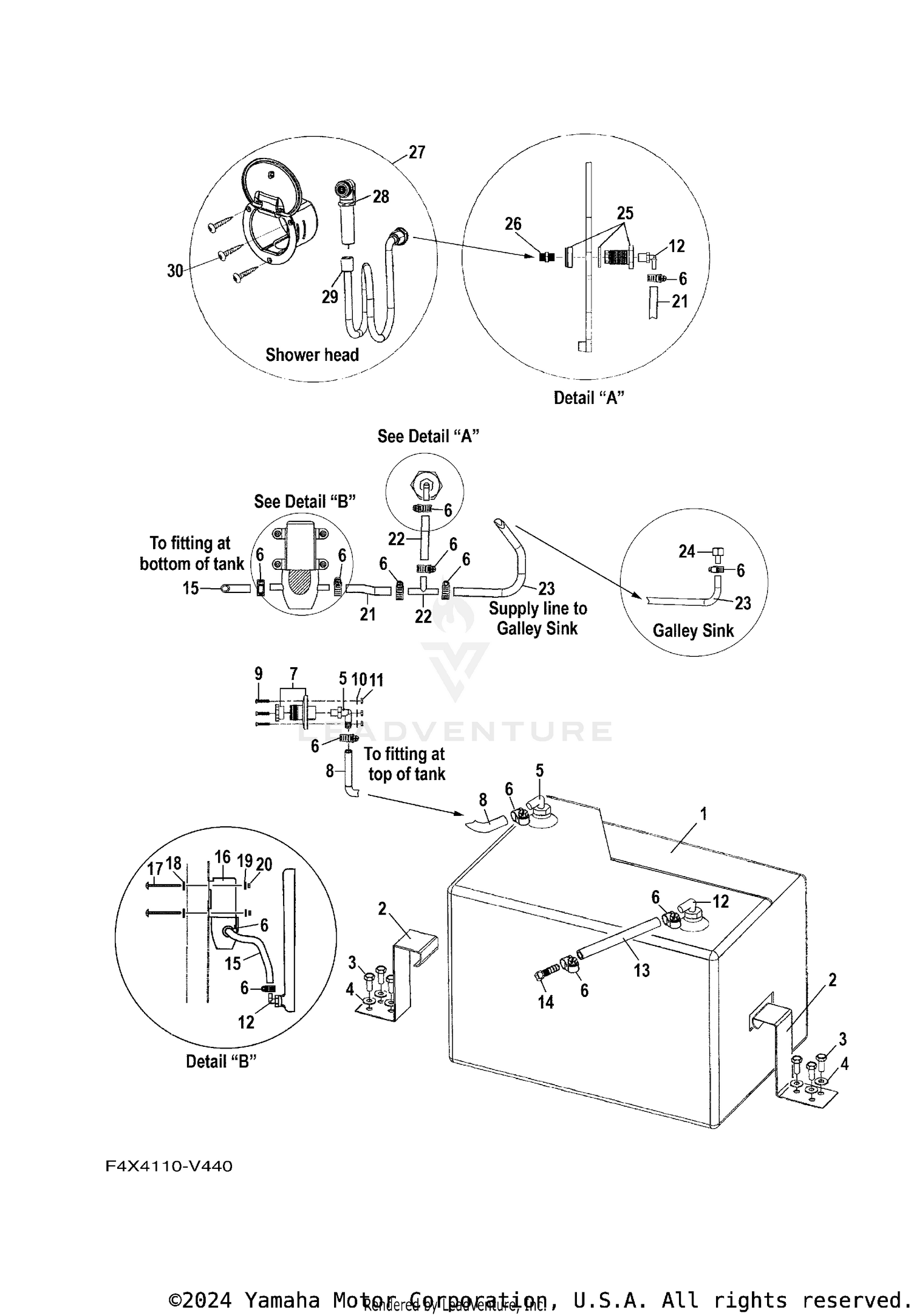 SHOWER PIPING