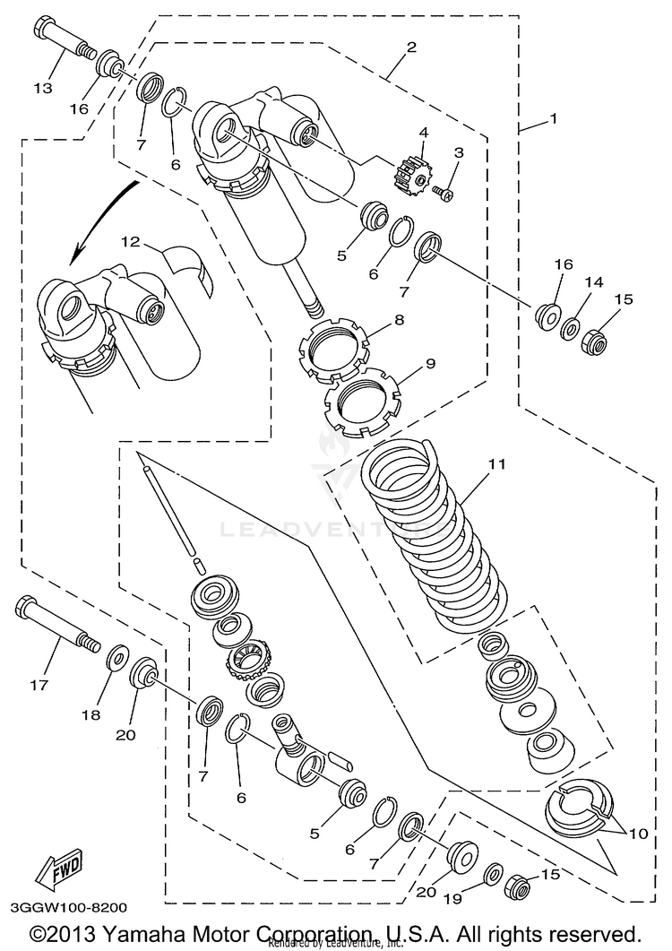 Rear Suspension Schematic