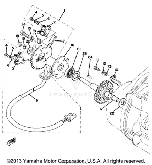 Contact Breaker- Governor Schematic