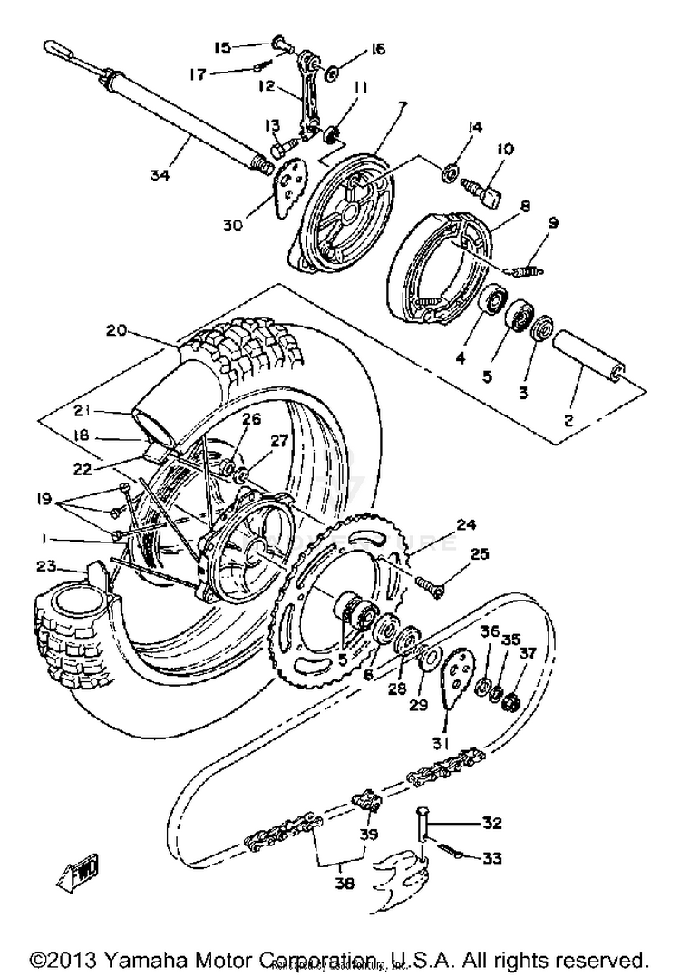 Rear Wheel Schematic