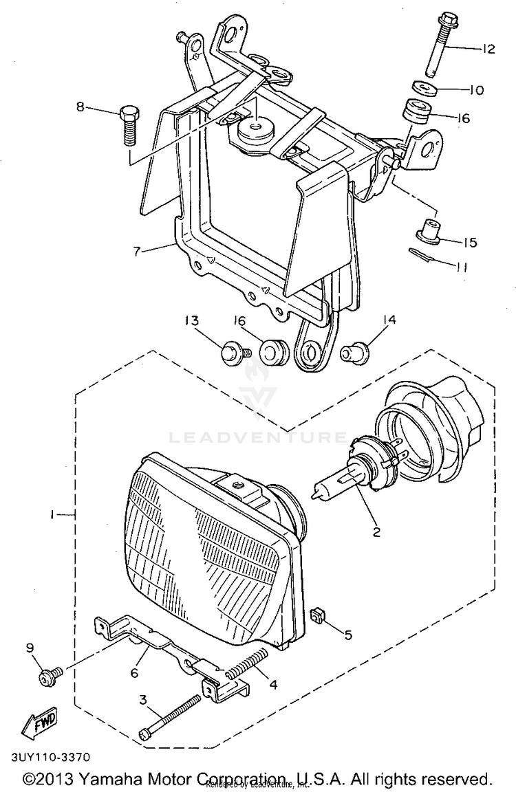 Headlight Schematic