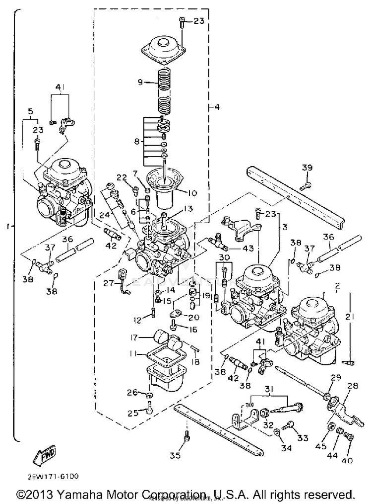 Carburetor California Model Only Schematic