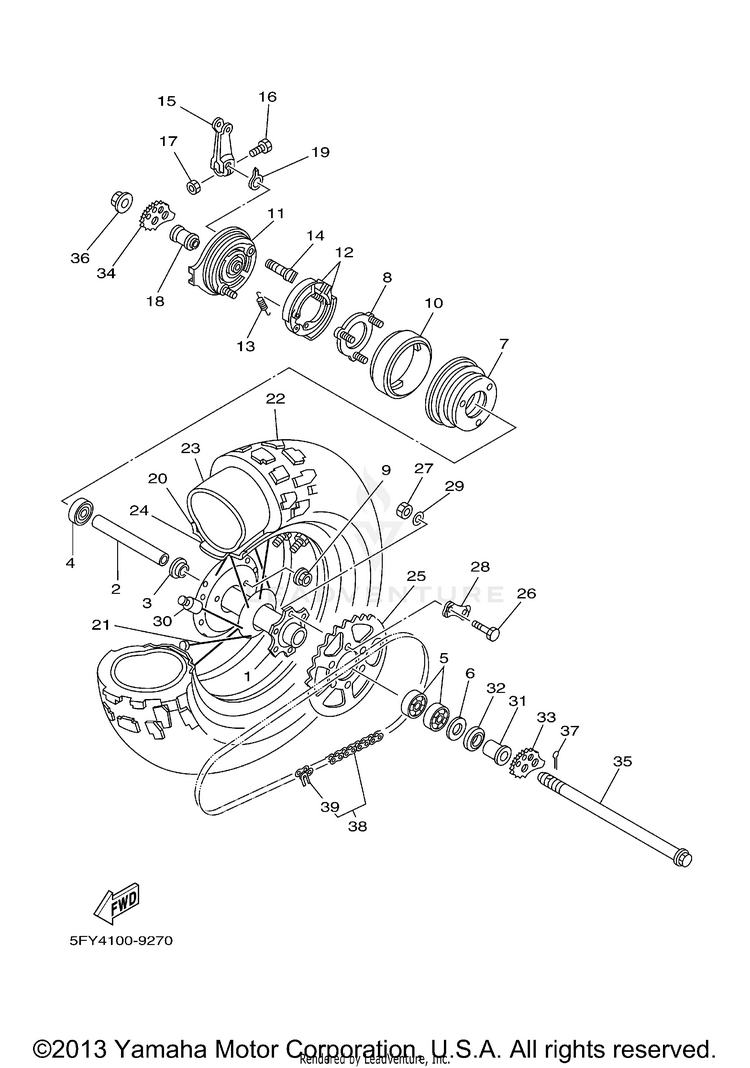 Rear Wheel Schematic