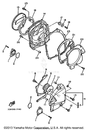 Crankcase Cover Schematic
