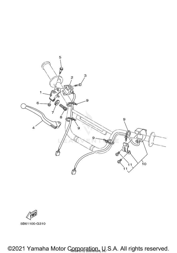 Handle Switch & Lever Schematic