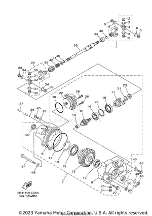 Front Differential Schematic