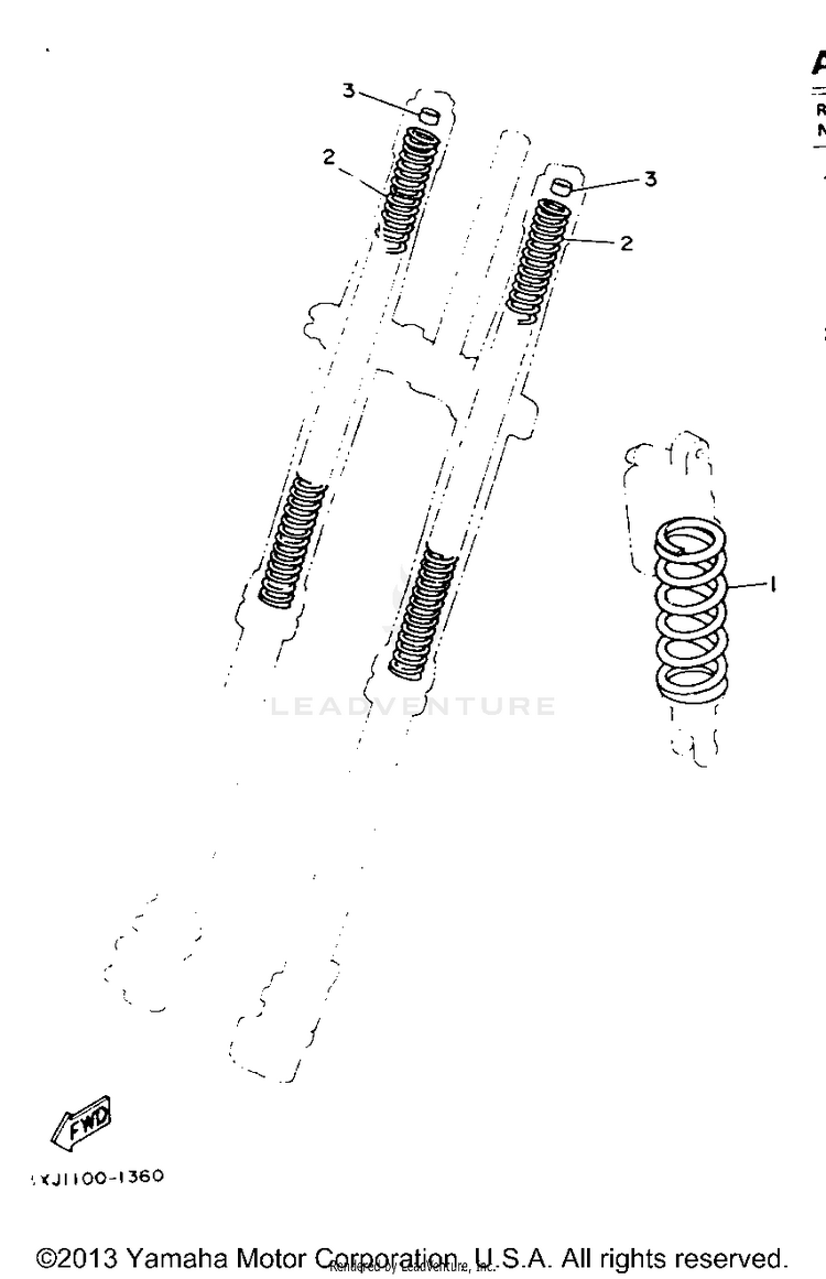 Alternate (Chassis) YZ250E - 1993 Schematic