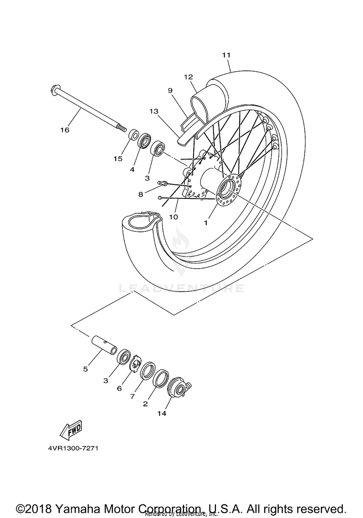 Front Wheel Schematic