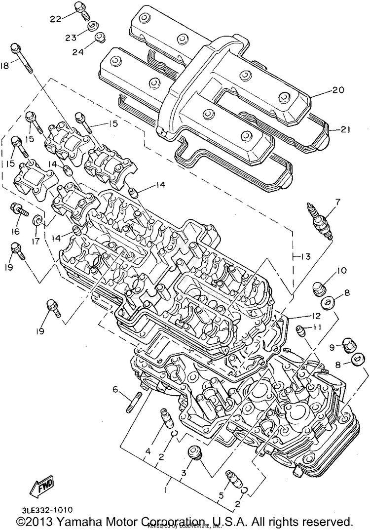 Cylinder Head Schematic