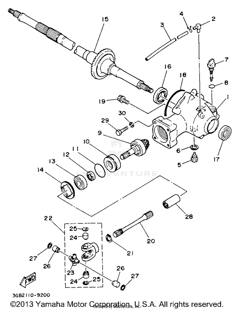 Drive Shaft Schematic