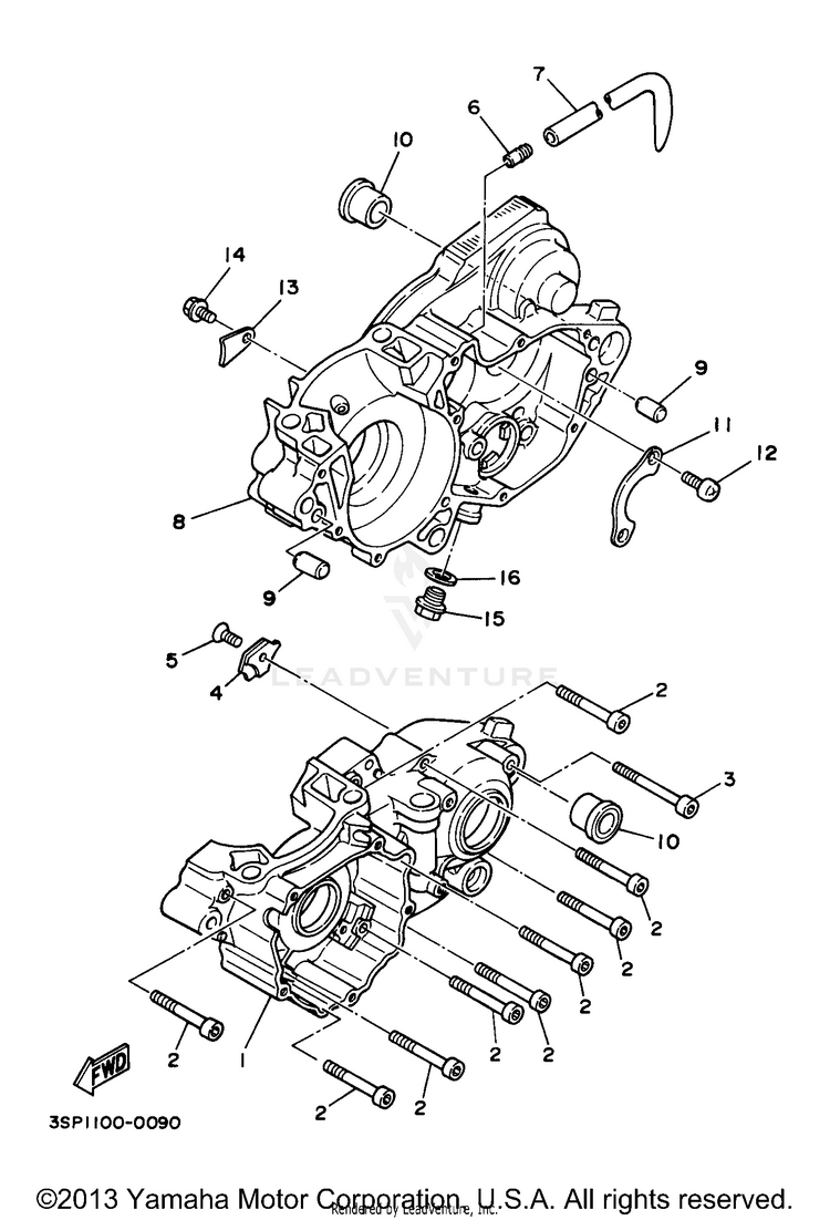 Crankcase Schematic
