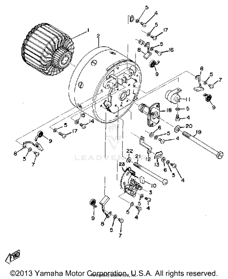 Starter Generator Dt125b Schematic