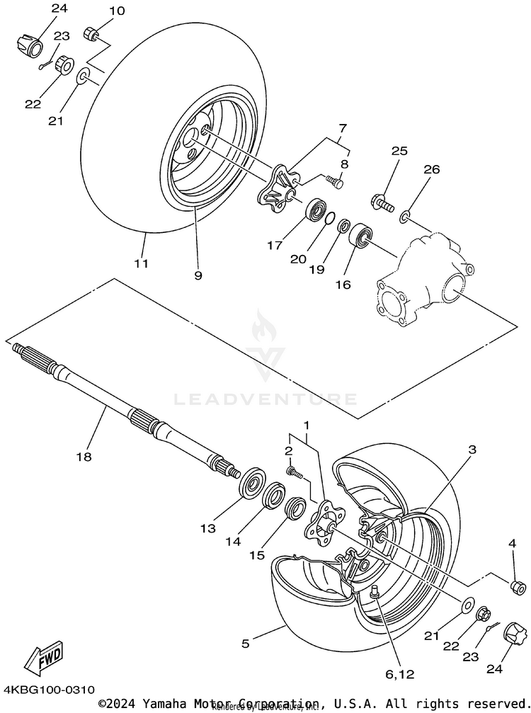 Rear Wheel Schematic
