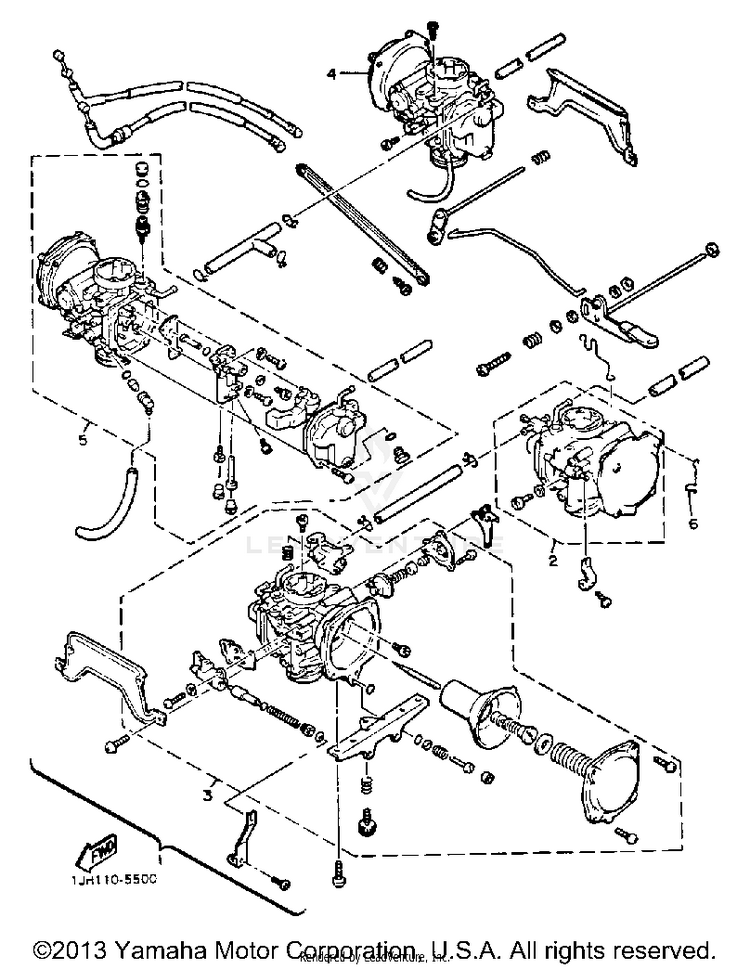 Carburetor California Model Schematic