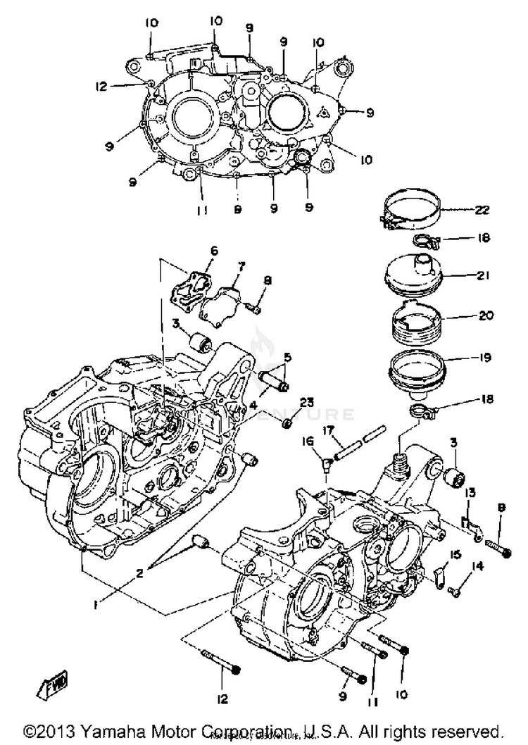 Crankcase Schematic