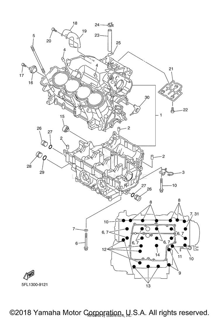 Crankcase Schematic