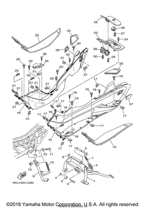 Stand Footrest Schematic