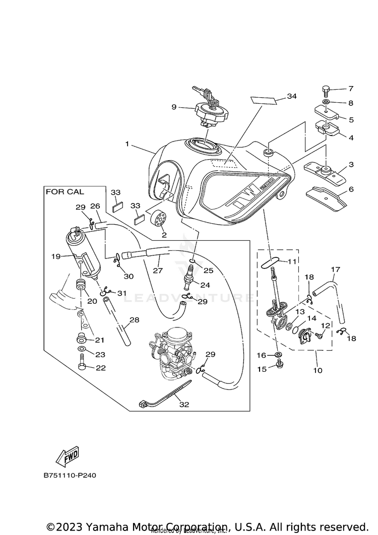 Fuel Tank Schematic