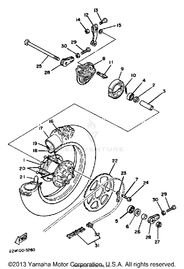 Rear Wheel Schematic
