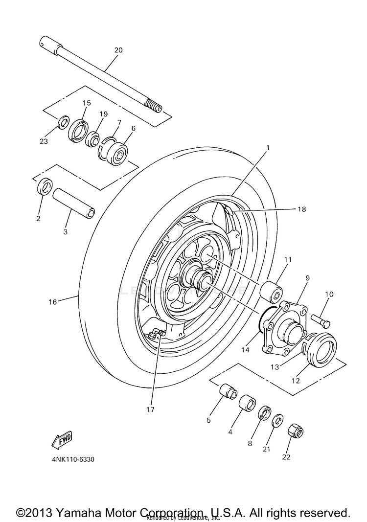 Rear Wheel Schematic