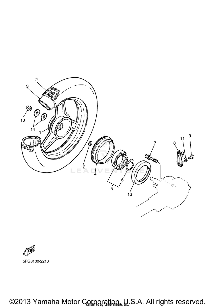 Rear Wheel Schematic