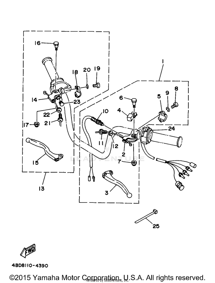 Handle Switch Lever Schematic