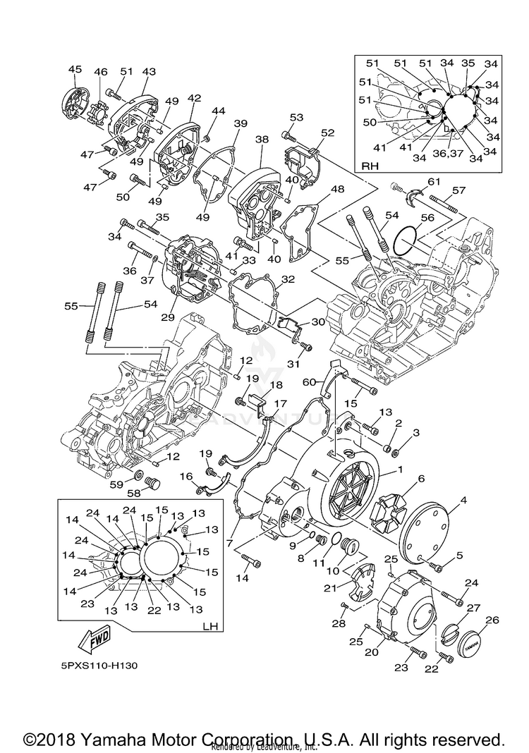 Crankcase Cover 1 Schematic