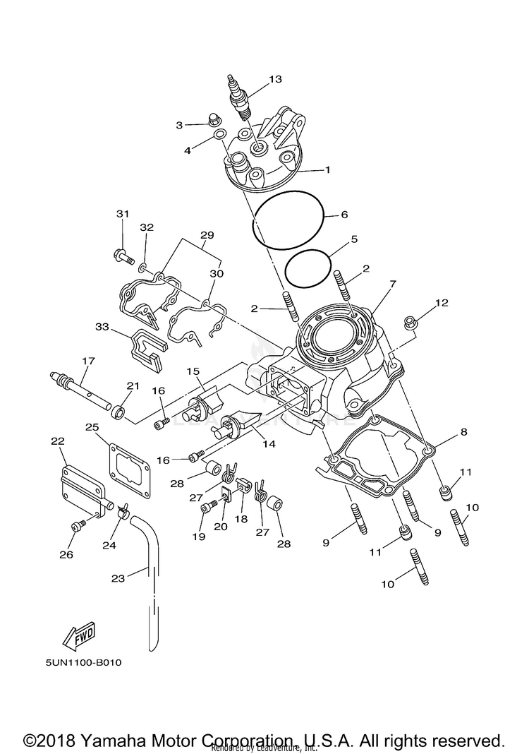 Cylinder Head Schematic