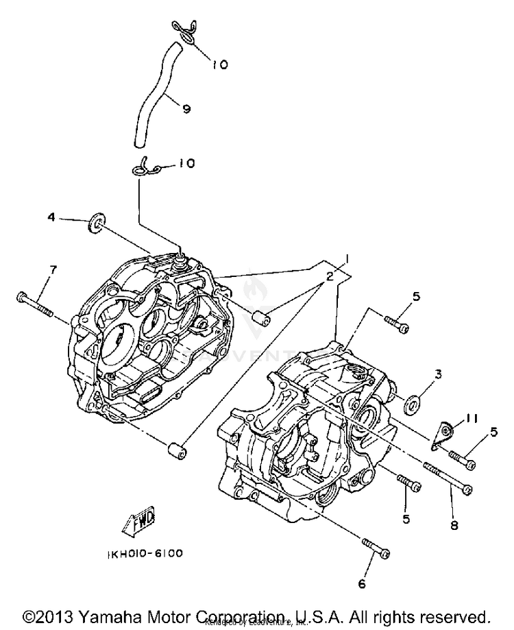 Crankcase Schematic