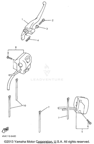Handle Switch Lever Schematic