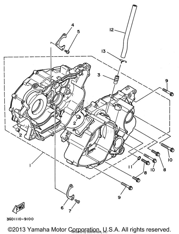 Crankcase Schematic