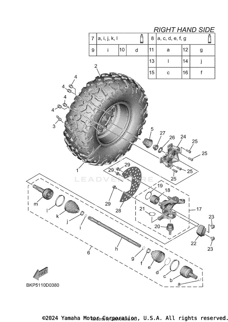 Front Wheel 2 Schematic