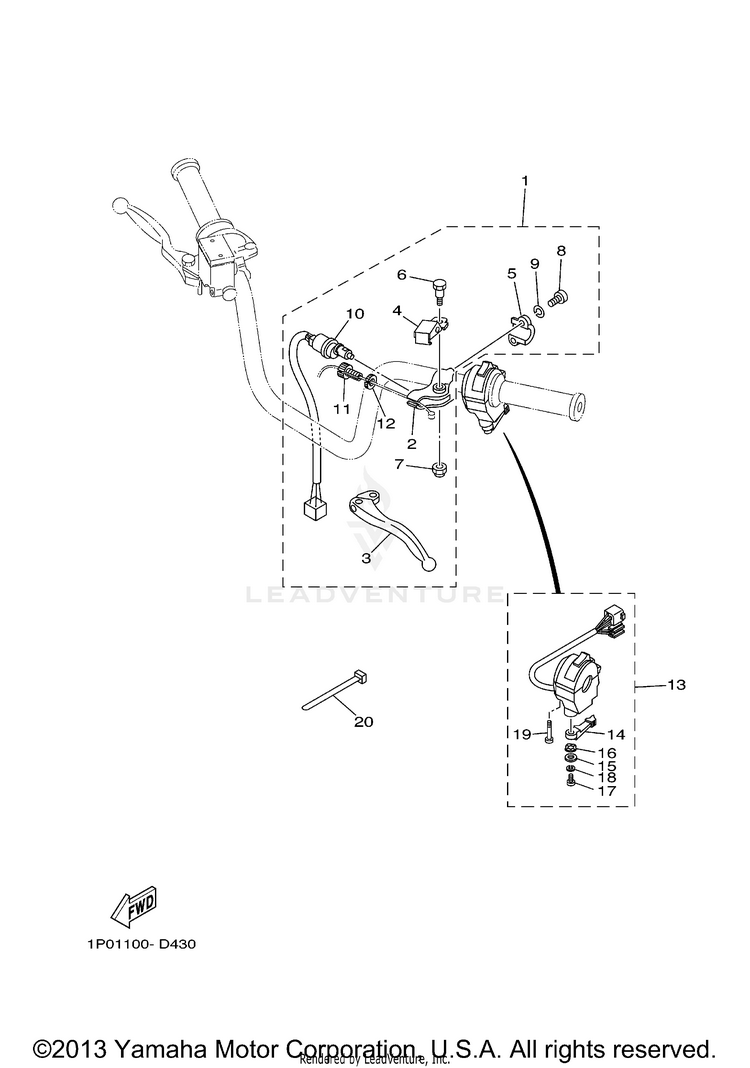 Handle Switch Lever Schematic