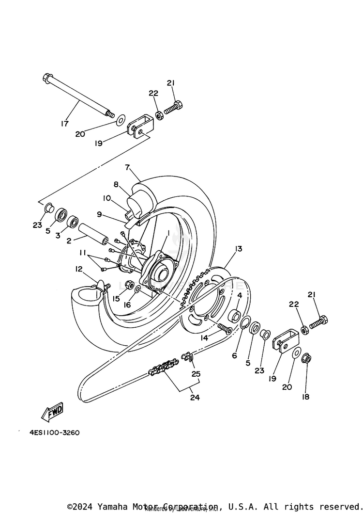 Rear Wheel Schematic